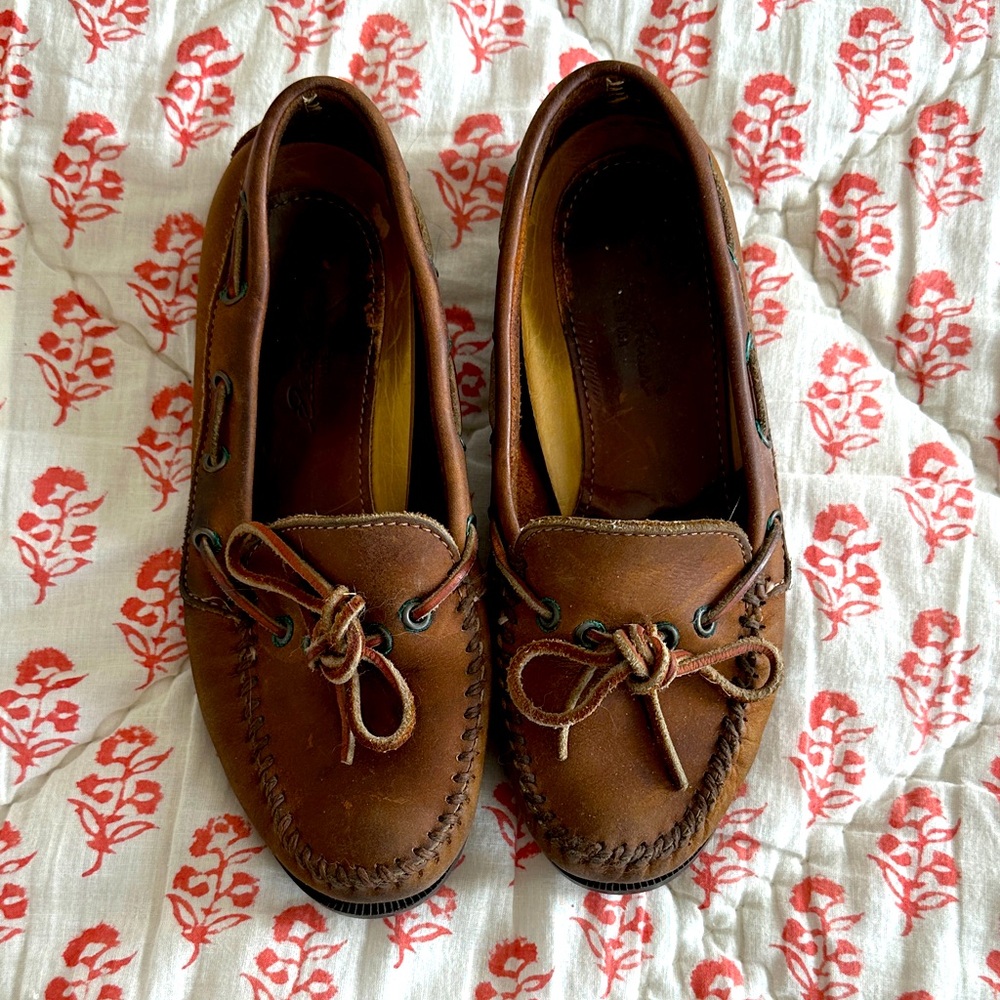 Vintage Eddie Bauer Boat Shoes/Moccasins  6.5